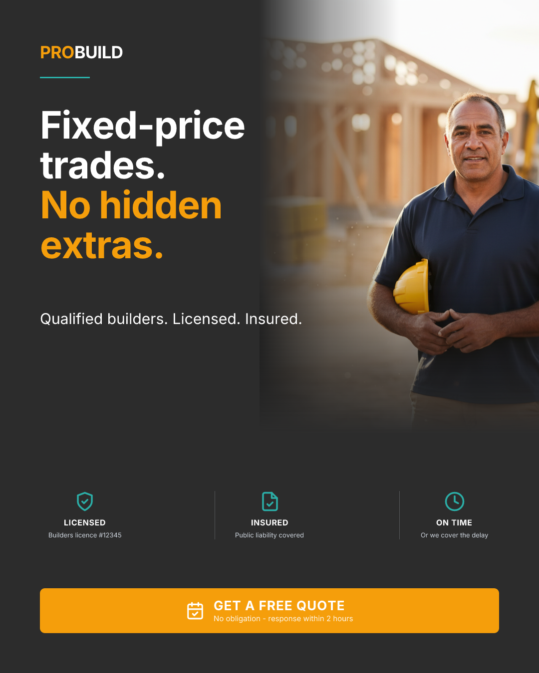 Designed ad generated by GNR8